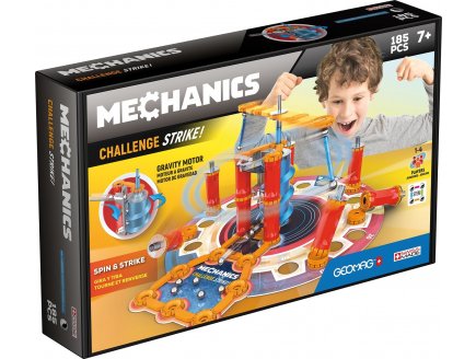 GEOMAG MECHANICS CHALLENGE STRIKE - 185 PIECES - JEU DE CONSTRUCTION MAGNETIQUE - 777