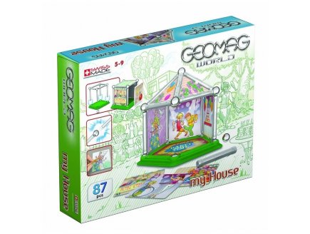 GEOMAG WORLD MY HOUSE 87 PIECES - JEU DE CONSTRUCTION MAGNETIQUE - 380
