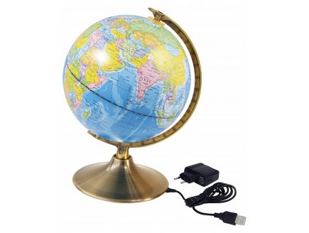 Globe jour et nuit 21 cm terrestre / celeste - buki espace - 7345