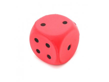 GRAND DE EN MOUSSE 7,5 CM ROUGE - ACCESSOIRE JEUX DE SOCIETE - JEU GEANT, XL