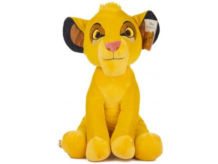 GRANDE PELUCHE DISNEY LE ROI LION AVEC SONS : SIMBA 53 CM - LICENCE DISNEY