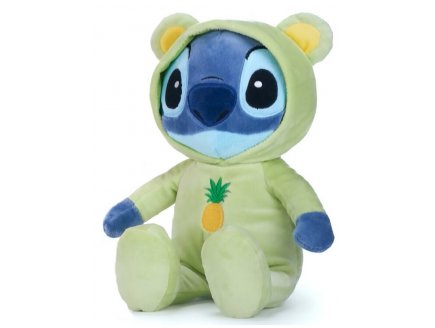 GRANDE PELUCHE DISNEY STITCH GRENOUILLERE VERT 95 CM - DOUDOU LICENCE XL
