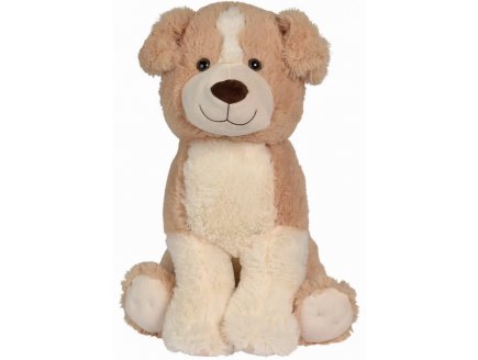 GRANDE PELUCHE OSCAR LE CHIEN BEIGE 55CM - DOUDOU ANIMAUX - NICOTOY