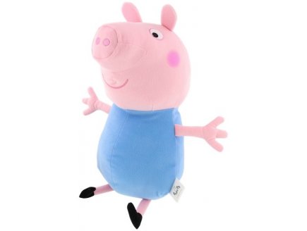 GRANDE PELUCHE PEPPA PIG : GEORGE 50 CM - PELUCHE LICENCE PEPPA LE COCHON