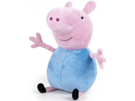 GRANDE PELUCHE PEPPA PIG : GEORGE 60 CM - PELUCHE LICENCE PEPPA LE COCHON