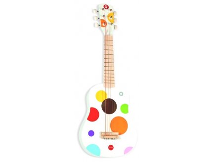 GUITARE CONFETTI EN BOIS 64 CM - JANOD - J07598 - INSTRUMENT DE MUSIQUE