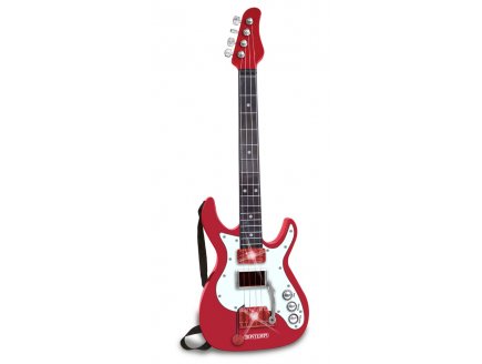 GUITARE ROCK ELECTRONIQUE EFFETS LUMINEUX - BONTEMPI - 241300B - JOUET MUSICAL