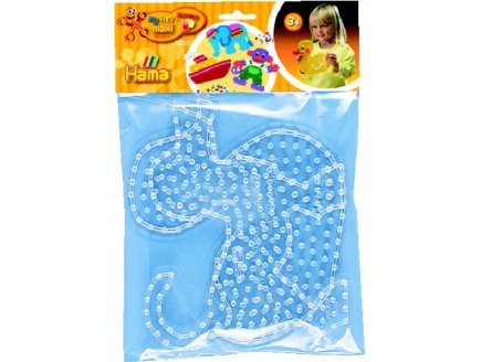 HAMA - 8252 - LOISIRS CREATIFS - PERLES - PLAQUES CHIEN ET CANARD MAXI