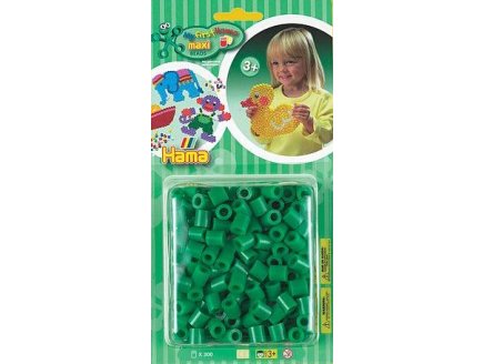 HAMA - 8310 - LOISIRS CREATIFS - PERLES - BLISTER DE 300 PERLES VERT MAXI