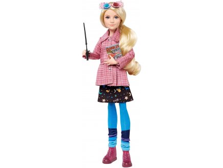 Harry potter luna lovegoog avec baguette - poupee - Mattel gnr32