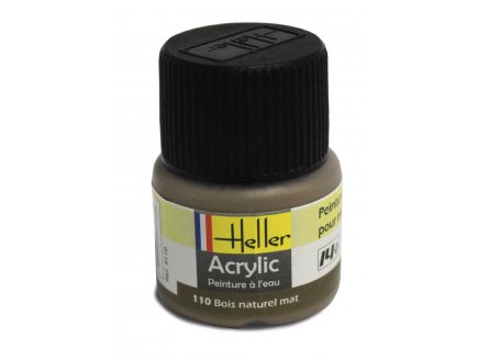 HELLER - BOIS NATUREL MAT - N110 - PEINTURE POUR MAQUETTE