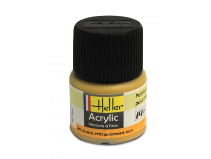 HELLER - JAUNE ENTRAINEMENT MAT - N24 - PEINTURE POUR MAQUETTE