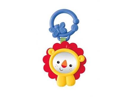 HOCHET MIROIR LION - FISHER PRICE - BFL37 - JOUET D'EVEIL BEBE