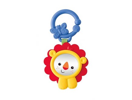 HOCHET MIROIR LION - FISHER PRICE - BFL37 - JOUET D'EVEIL BEBE