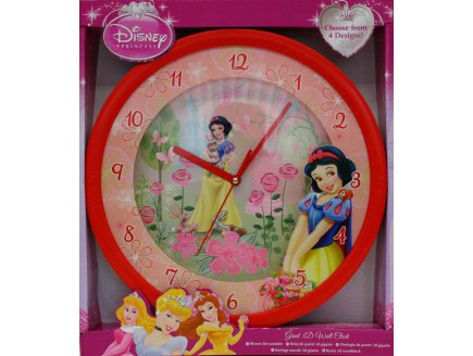 HORLOGE MURALE 3D GEANTE DISNEY BLANCHE NEIGE - MONTRE - DECORATION DE CHAMBRE