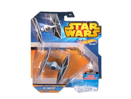 HOT WHEELS STAR WARS TIE FIGHTER - VAISSEAU 6 CM - MATTEL - CGW53