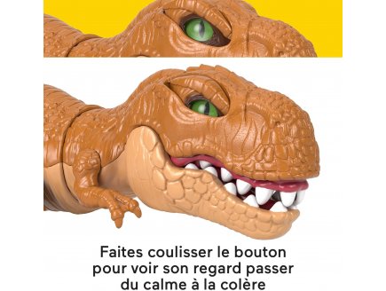 Imaginext jurassic world : dinosaure t-rex 36 cm articule - dino attaque tyrannosaure - Fisher price hfc04