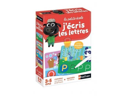 J'ECRIS LES LETTRES 3-5 ANS - LA PETITE ECOLE - NATHAN - 31331 - ECRITURE, GRAPHISMES