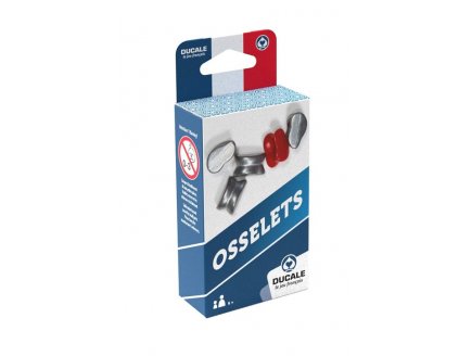 JEU D'OSSELETS EN METAL, GRIS / ROUGE - TRADITIONNEL - DUCALE - JEU D'ADRESSE, RAPIDITE