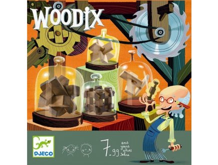 JEU DE CASSE TETE EN BOIS WOODIX - DJECO - DJ08464