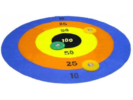 JEU DE LANCER DE DISQUES AVEC CIBLE GEANTE - JEU D'ADRESSE EXTERIEUR