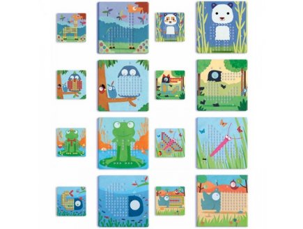 Jeu de mosa?que mosaico rigolo - Djeco - dj08136