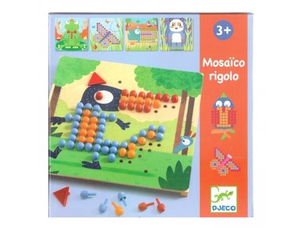 JEU DE MOSAQUE MOSAICO RIGOLO - DJECO - DJ08136