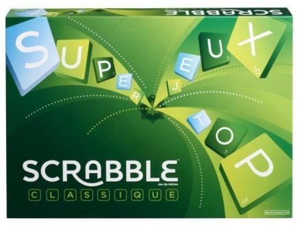 JEU DE SOCIETE SCRABBLE CLASSIQUE - JEU DE LETTRES - MATTEL - Y9593