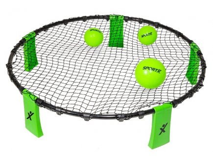 JEU SMASHBALL 90 CM AVEC 3 BALLES - ROUNDNET - SPORT X - PLAGE, PLEIN AIR