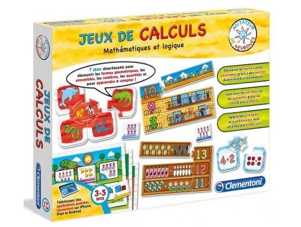 JEUX DE CALCULS 3-5 ANS - JEU EDUCATIF CLEMENTONI ADN - 62555