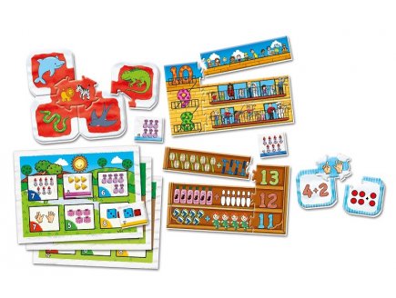 Jeux de calculs 3-5 ans - jeu educatif Clementoni adn - 62555