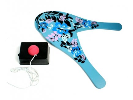 JOKARI CLASSIQUE EN BOIS HAWAI BLEU - TOPKARI - JEU DE RAQUETTES, PLAGE