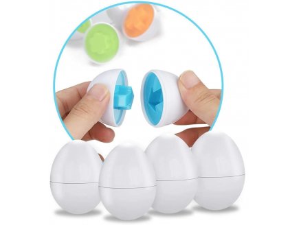 Jouet 1er Age : Pack 12 oeufs forme et couleur - Puzzle oeuf - Educatif - Enfant