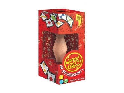 JUNGLE SPEED ORIGINAL TOTEM EN BOIS ET SAC BIO - ZYGOMATIC - JEU D'AMBIANCE