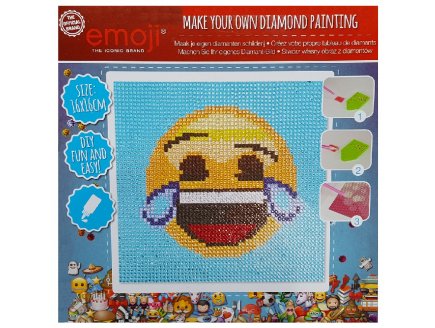 KIT BRODERIE DIAMANT EMOJI LOL - DIAMOND PAINTING - LOISIRS CREATIFS