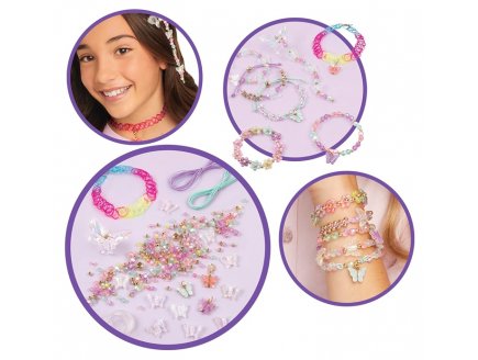 Kit Cr�ation de bijoux papillon - Make It Real - Lansay - 41323 - Perles & Accessoires