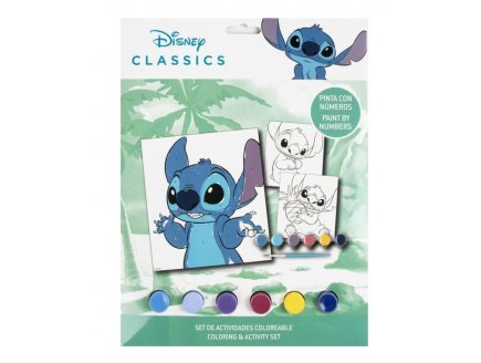 Kit peinture par numros Stitch, 6 images - Disney Classic - Art cratif, Coloriage