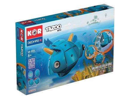 KOR GEOMAG TAZOO BETO 68 PIECES - JEU DE CONSTRUCTION - 601