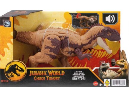 Kryptops Rugissement F�roce - Jurassic World Chaos Theory - Mattel - JCL64 - Dinosaure sonore