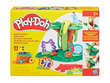 L'arbre cr�atif dans la Jungle Play-Doh - Pate � Modeler, Accessoires - Hasbro - G0504 - Animaux, Nature