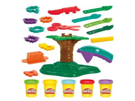 L'arbre cr�atif dans la Jungle Play-Doh - Pate � Modeler, Accessoires - Hasbro - G0504 - Animaux, Nature