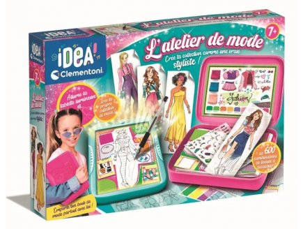 L'atelier de mode - Idea Clementoni - 52766 - Studio lumineux, stylisme