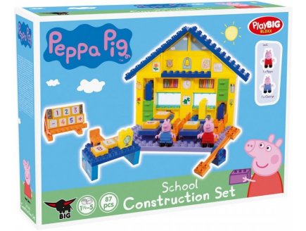 L'ECOLE DE PEPPA - 87 PIECES - PEPPA PIG - PLAYBIG BLOXX - 800057075