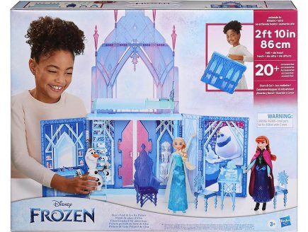 L'extraordinaire palais de glace d'elsa 86 cm de haut + 20 accesoires - reine des neiges 2 - Hasbro