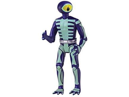 L'homme squelette a l'oeil vert 13 cm - skeleton man - figurine Scooby-doo articulee - 5565e