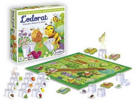 L'odorat - Jeu d'eveil sensoriel mthode Montessori - Sentosphre - 136 - Odeurs