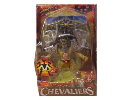 L'ORDRE DES CHEVALIERS - CHEVALIER BRUN RICHARD 13CM - FIGURINE A CONSTRUIRE ET A ASSEMBLER - 366003A