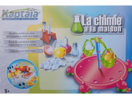 LA CHIMIE A LA MAISON : 60 EXPERIENCES -  JEU SCIENTIFIQUE