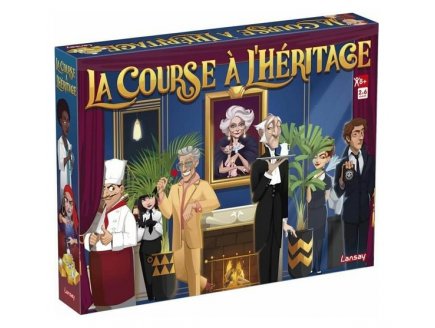 LA COURSE A L'HERITAGE - PLATEAU DE JEU EN 3D - LANSAY - 75053 - JEU DE SOCIETE CLASSIQUE