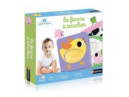 LA FERME A TOUCHER ANIMAUX - PETIT NATHAN - 31444 - JEU EVEIL SENSORIEL